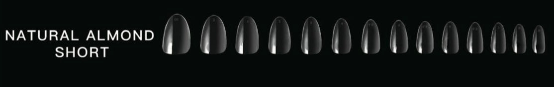 Gel tips Almond Short