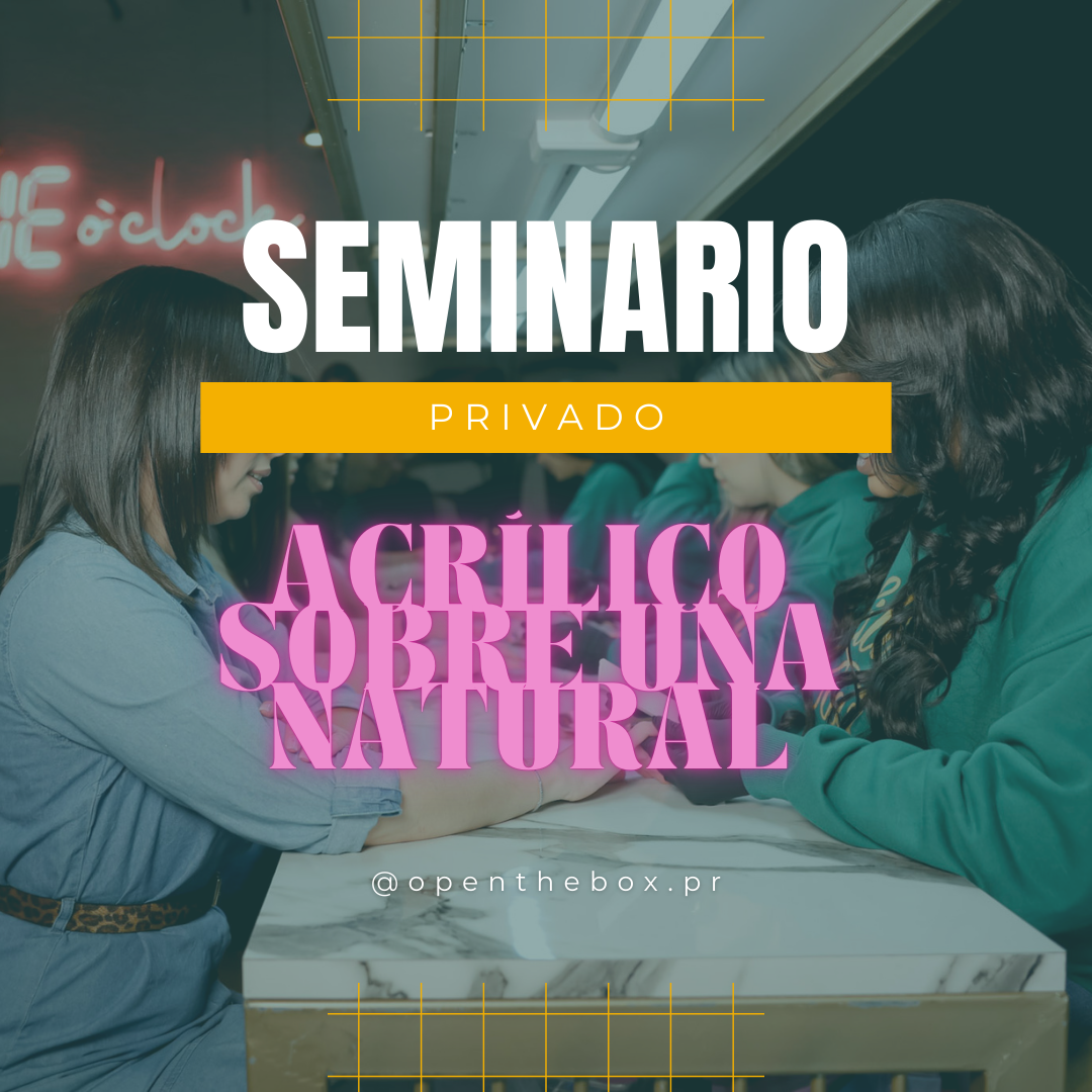 Seminario: Acrílico sobre uña natural