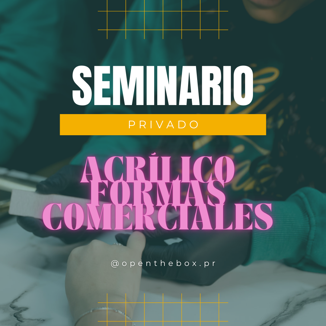Seminario: Acrílico formas comerciales