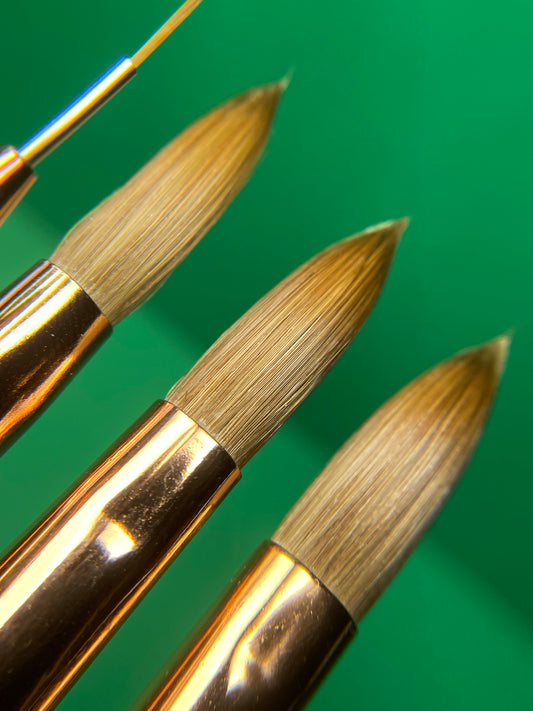 Pincel Acrílico (Color Rosa) #10, #12, #14